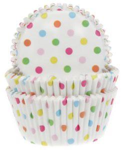 House of Marie Baking Cups Confetti pk/50