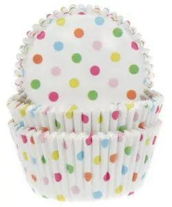 House of Marie Baking Cups Confetti pk/50