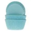 House of marie baking cups turquoise pk/50 bij cake, bake & love 1 House of marie baking cups turquoise pk/50