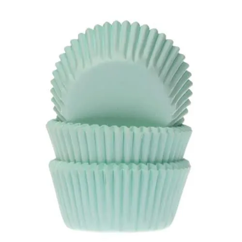 House of marie mini baking cups mint pk/60