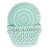 House of marie baking cups chevron mint pk/50 bij cake, bake & love 1 House of marie baking cups chevron mint pk/50
