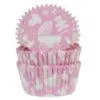 House of marie baking cups baby roze pk/50