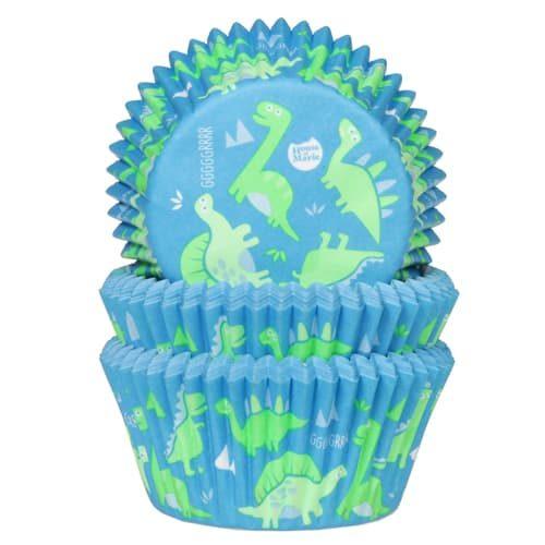 House of marie baking cups dino's pk/50