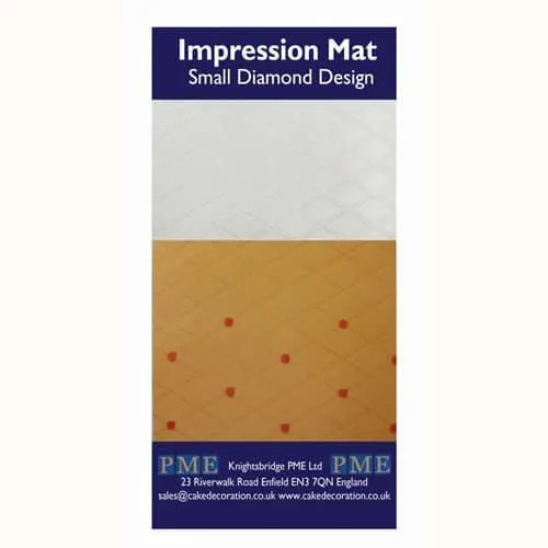 Pme impression mat diamond small