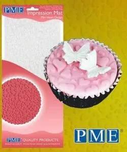 PME Impression Mat Mini Heart