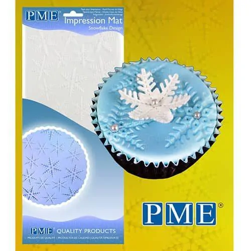 Pme impression mat snowflake