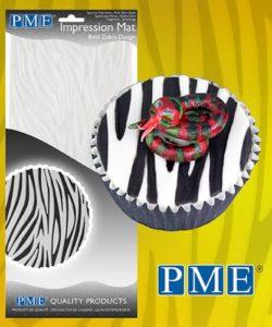 PME Impression Mat Bold Zebra