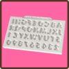 Katy sue design  mini domed alphabet