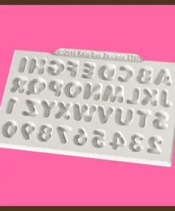 Katy Sue design  Mini domed alphabet