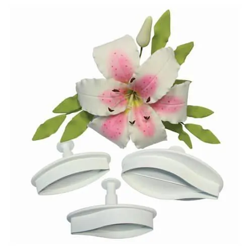 Pme lily plunger cutter set med set/2