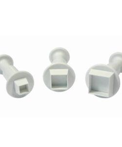 PME Miniature Square Plunger Cutter set/3
