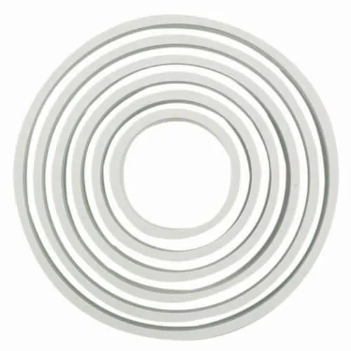 Pme plastic cutter circle set/6 bij cake, bake & love 3 Pme plastic cutter circle set/6