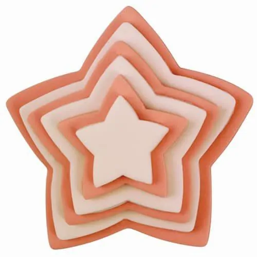 Pme plastic cutter star set/6 (2)