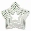 Pme plastic cutter star set/6