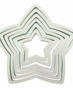 PME Plastic Cutter Star Set/6