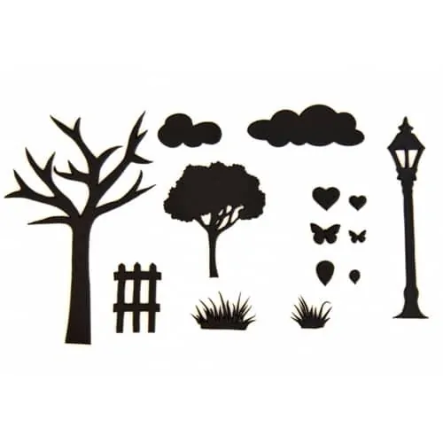 Patchwork cutter countryside silhouette set bij cake, bake & love 4 Patchwork cutter countryside silhouette set (2)