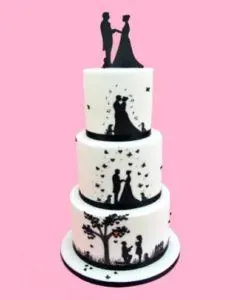Patchwork Cutter Wedding Silhouette Set (2)