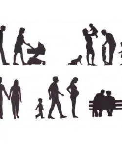 Patchwork Cutter Family Silhouette Set (2)