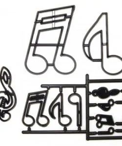 Patchwork cutter extra large music notes bij cake, bake & love 5 Patchwork cutter extra large music notes (2)