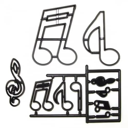 Patchwork cutter extra large music notes bij cake, bake & love 4 Patchwork cutter extra large music notes (2)