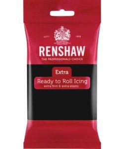 Renshaw Rolfondant Extra 250gr. Black