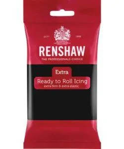 Renshaw Rolfondant Extra 250gr. Black