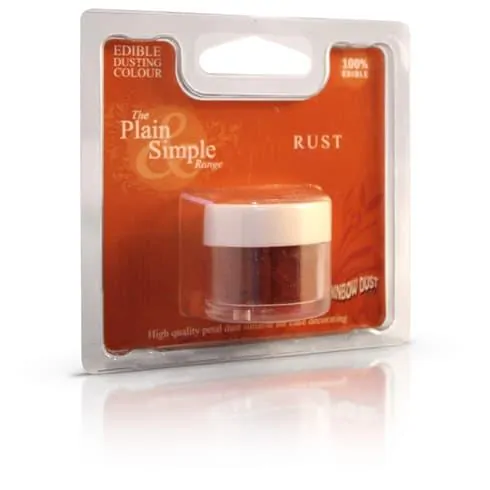 Rd plain & simple brown rust 6g- bij cake, bake & love 4 Rd plain & simple brown  rust 6g- (2)