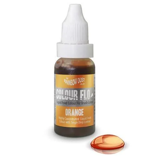 Rd colour flo airbrush colour orange 16ml