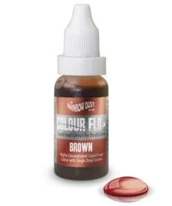 RD Colour Flo Airbrush Colour Brown 16ml
