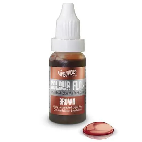 Rd colour flo airbrush colour brown 16ml