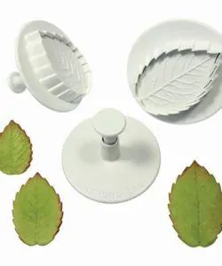 PME Rose leaf plunger cutter set/3 Large size