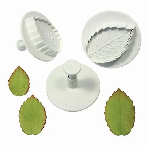 Pme rose leaf plunger cutter set/3 large size