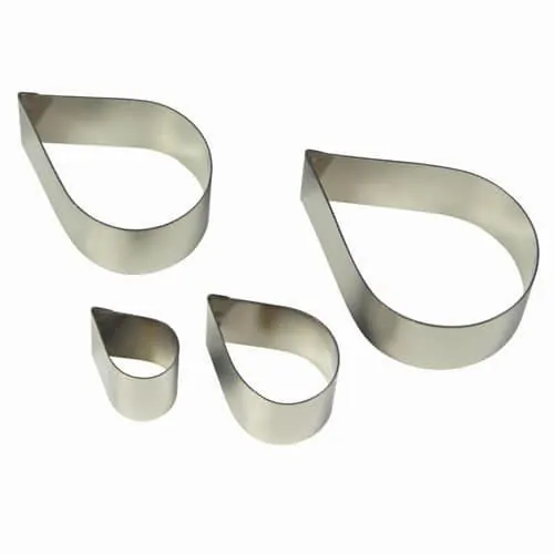 Pme rose flower/petal cutter set/4
