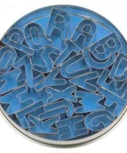 Stadter Metaal Uitstekers Alfabet set/26