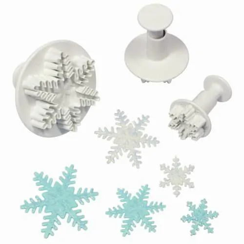 Pme snowflake plunger cutter set/3