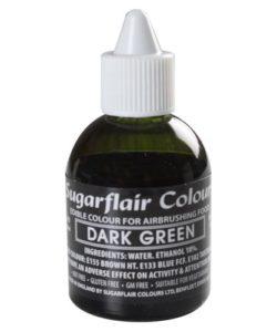 Sugarflair Airbrush Colouring Dark Green 60ml