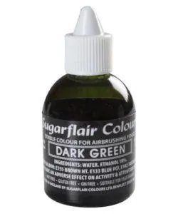 Sugarflair Airbrush Colouring Dark Green 60ml