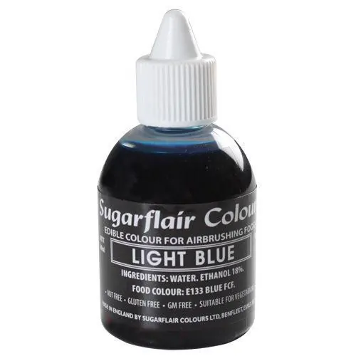 Sugarflair airbrush colouring light blue 60ml