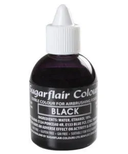 Sugarflair Airbrush Colouring -Black- 60ml