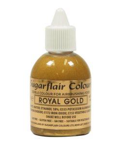 Sugarflair Airbrush Colouring Royal Gold 60ml