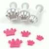 Dekofee mini plungers crowns set/3