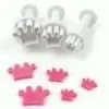Dekofee mini plungers crowns set/3