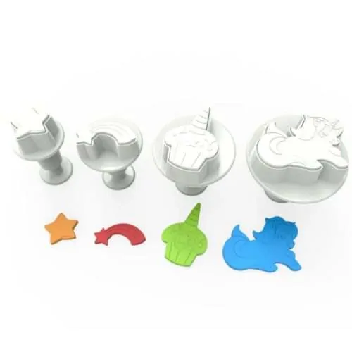 Dekofee plungers unicorn set/4