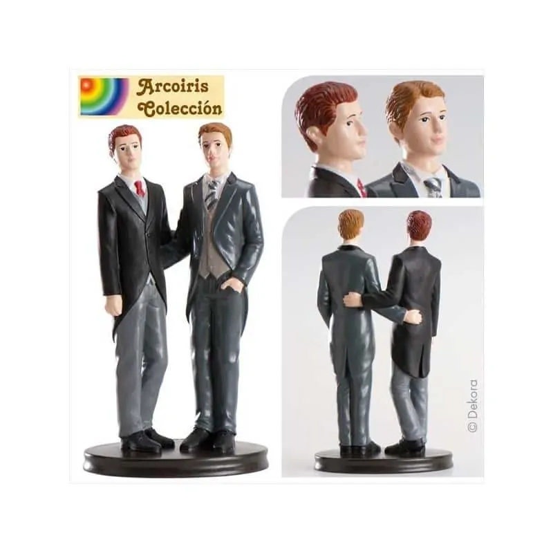 Bruidspaartje twee mannen bij cake, bake & love 4 Bruidspaartje twee mannen