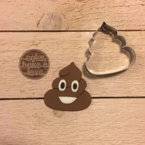 Uitsteker emoticon poepje