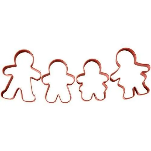 Wilton cookie cutter set gingerbread set/4 (2)