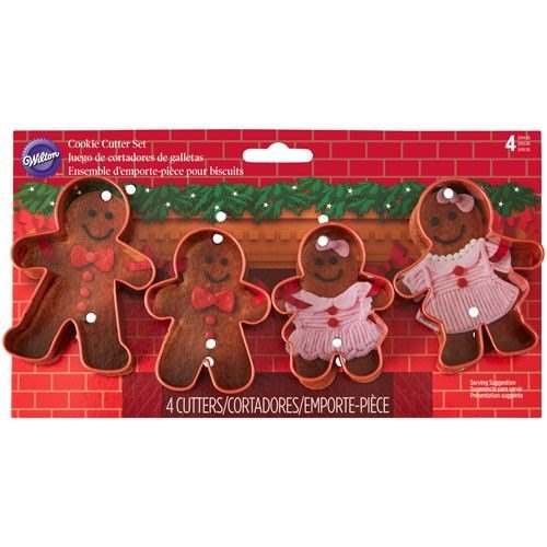 Wilton cookie cutter set gingerbread set/4