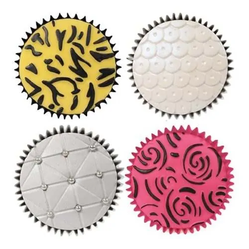 Cake star texture mats - fashion - 6 piece (2)