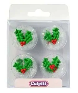 Culpitt Suikerdecoratie Hulst & Bessen pk/12