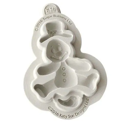 Katy sue sugar buttons - snowman bij cake, bake & love 4 Katy sue sugar buttons snowman